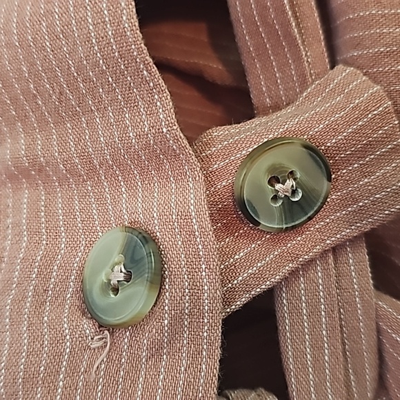 One Clothing Pink Striped Jumpsuit Wide Leg Capri Size S - Picture 6 of 6